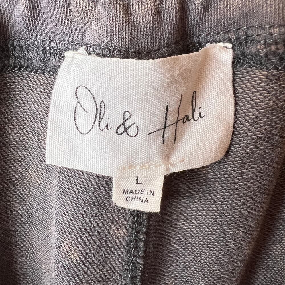 Oli & Hali Joggers Womens Size Large Faded Brown True to You Jogger Pant Slouchy - Picture 2 of 15